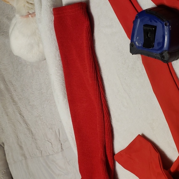 Red A lined dress - Picture 12 of 16